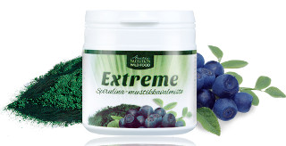 Extreme mustikka ja spiruliina